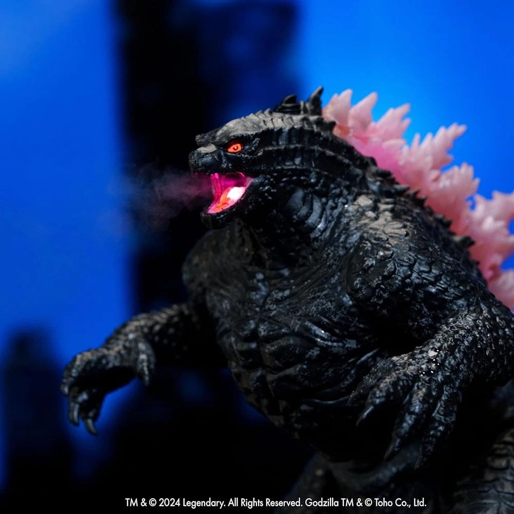 Jada 1:12 RC Legendary Godzilla Uzaktan Kumandalı Dev Figür | 2.4 Ghz 63 Cm Duman Efektli Sesli ve Işıklı Pençe Şeklindeki Kumanda 6+ Yaş ve Üzeri Çocuklar İçin