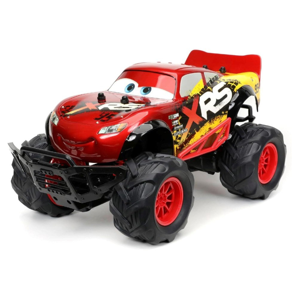 Jada 1:14 RC Şimşek McQueen Off-Road Uzaktan Kumandalı Araba | 2.4 Ghz USB Şarj 47 Cm 9 Km/s Turbo Fonksiyonlu Resmi Lisanslı 6+ Yaş ve Üzeri Çocuklar İçin
