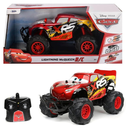 Jada 1:14 RC Şimşek McQueen Off-Road Uzaktan Kumandalı Araba | 2.4 Ghz USB Şarj 47 Cm 9 Km/s Turbo Fonksiyonlu Resmi Lisanslı 6+ Yaş ve Üzeri Çocuklar İçin