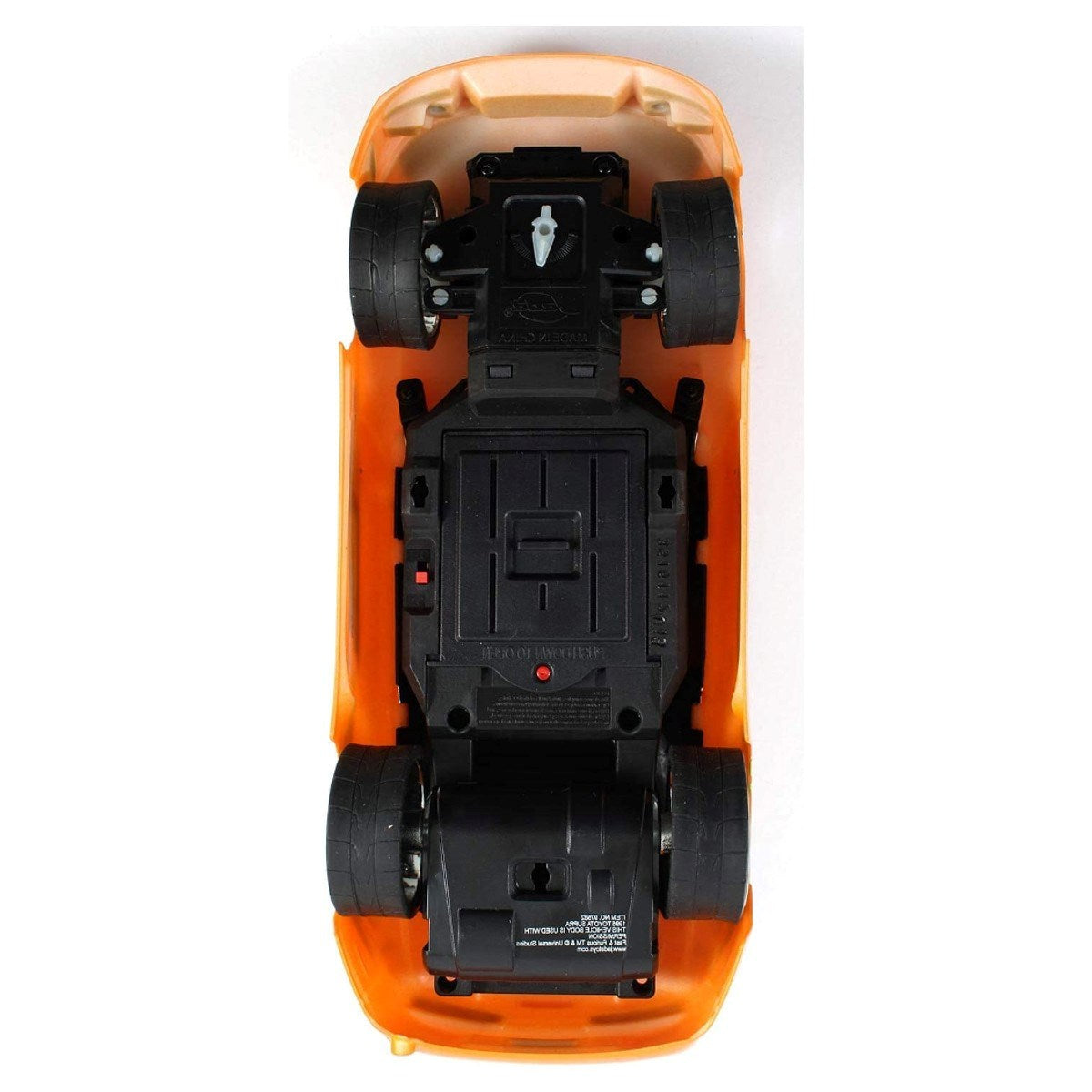 Jada 1:16 RC Brian's Toyota Supra MK4 Uzaktan Kumandalı Araba | 2.4 Ghz USB Şarj 29 Cm Turbo Fonksiyon Fast & Furious Turbo Modlu 6+ Yaş ve Üzeri Çocuklar İçin