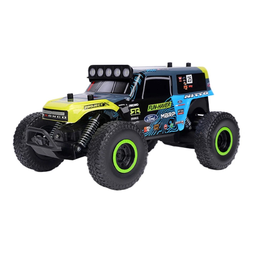 Maisto 1:14 RC Ford Bronco Off-Road Brocky Uzaktan Kumandalı Araba | 2.4 Ghz USB Şarj 33 Cm 11 Km/s Işıklı 35 Metre Menzil 8+ Yaş ve Üzeri Çocuklar İçin