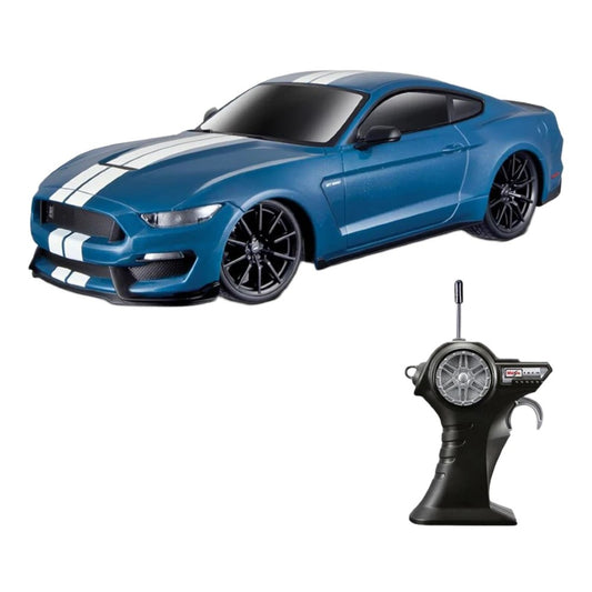Maisto Tech 1:14 RC Ford Shelby GT350 Uzaktan Kumandalı Araba | 2.4 Ghz 34 Cm USB Şarj Işıklı 5+ Yaş ve Üzeri Çocuklar İçin