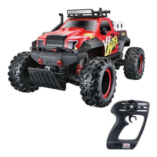 Maisto 1:14 RC Over Lander Uzaktan Kumandalı Araba | 2.4 Ghz USB Şarj 38 Cm Off-Road Tasarım Full Fonksiyon Yüksek Gövde 8+ Yaş ve Üzeri Çocuklar İçin