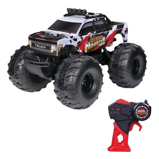 Maisto 1:8 RC Gaint Monster Truck Uzaktan Kumandalı Dev Kamyon | 2.4 Ghz 60 Cm USB Şarj Kendin Yap Montaj Büyük Köpük Lastikler 8+ Yaş ve Üzeri Çocuklar İçin