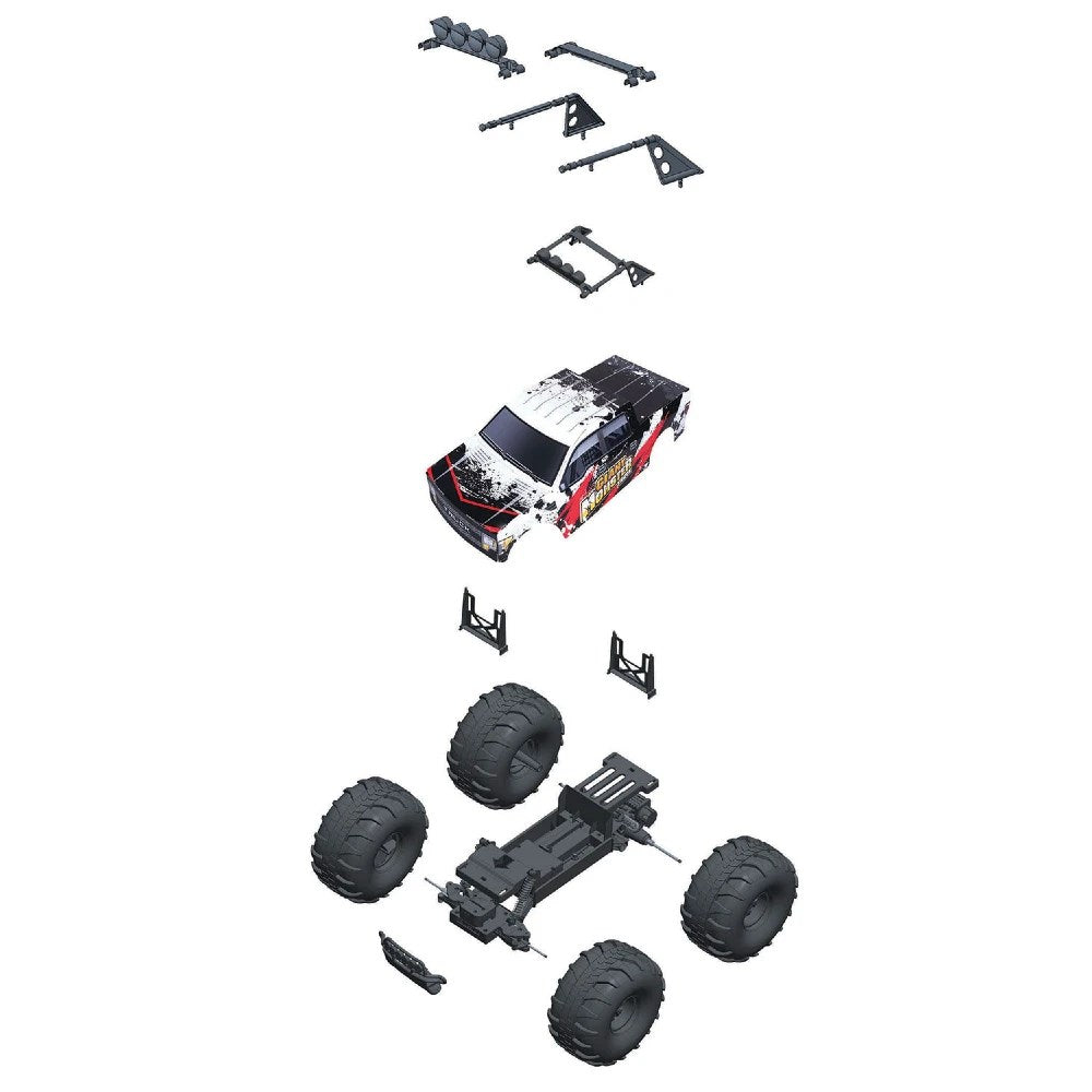 Maisto 1:8 RC Gaint Monster Truck Uzaktan Kumandalı Dev Kamyon | 2.4 Ghz 60 Cm USB Şarj Kendin Yap Montaj Büyük Köpük Lastikler 8+ Yaş ve Üzeri Çocuklar İçin