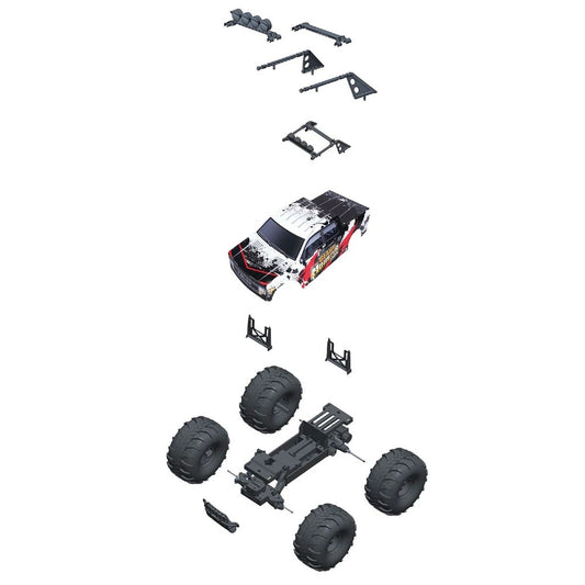 Maisto 1:8 RC Gaint Monster Truck Uzaktan Kumandalı Dev Kamyon | 2.4 Ghz 60 Cm USB Şarj Kendin Yap Montaj Büyük Köpük Lastikler 8+ Yaş ve Üzeri Çocuklar İçin