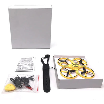 Pasifik Firefly D10H RC Quadcopter Uzaktan Kumandalı El Sensörlü Drone | 2.4 Ghz Gravity Sensörlü El Kontrolü 17 Cm Sarı Hareketle Kontrol 6+ Yaş ve Üzeri Çocuklar İçin