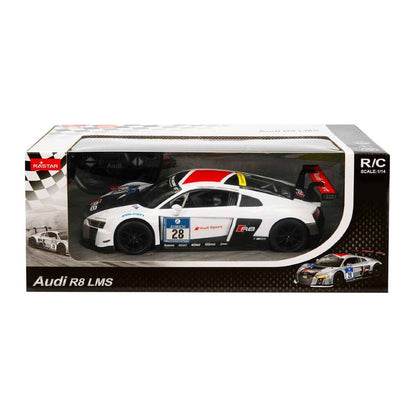 Rastar 1:14 Audi R8 LMS Uzaktan Kumandalı Araba | 2.4 Ghz Full Fonksiyon 30 Cm Işıklı Lisanslı Tasarım 6+ Yaş ve Üzeri Çocuklar İçin