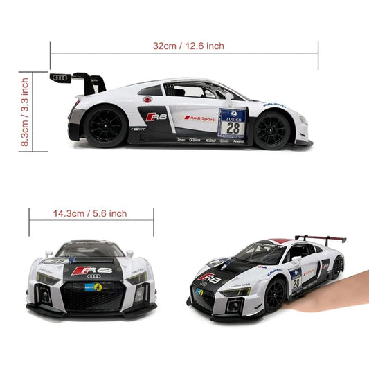 Rastar 1:14 Audi R8 LMS Uzaktan Kumandalı Araba | 2.4 Ghz Full Fonksiyon 30 Cm Işıklı Lisanslı Tasarım 6+ Yaş ve Üzeri Çocuklar İçin
